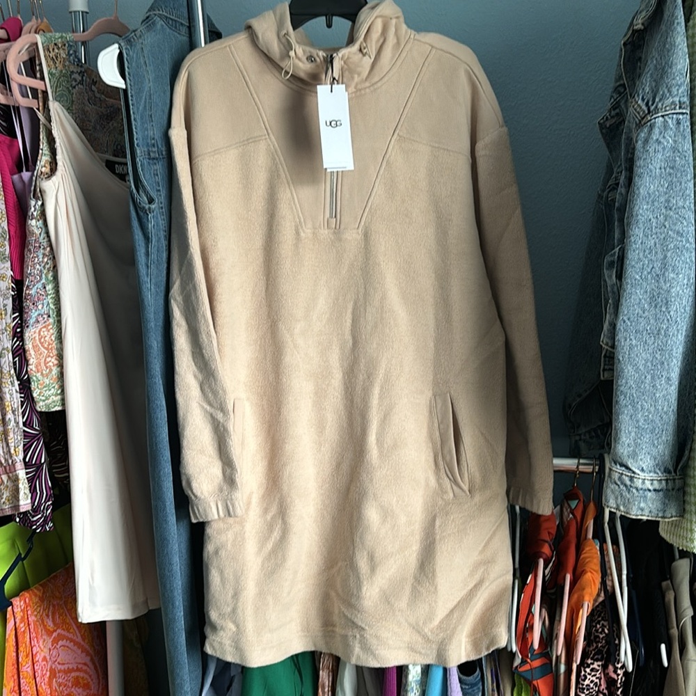 UGG Women's Tan Hoodie Dress